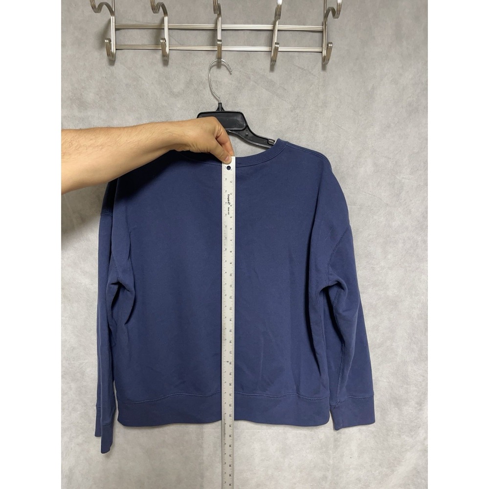 Polo Ralph Lauren Sweater Men L Blue Spell Out Sweatshirt Pullover Casual Hybrid - Picture 5 of 8